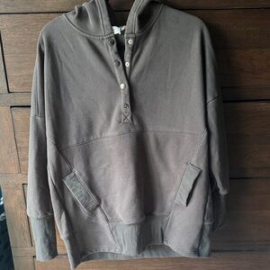 Woman’s dark gray Hoodie Shirt